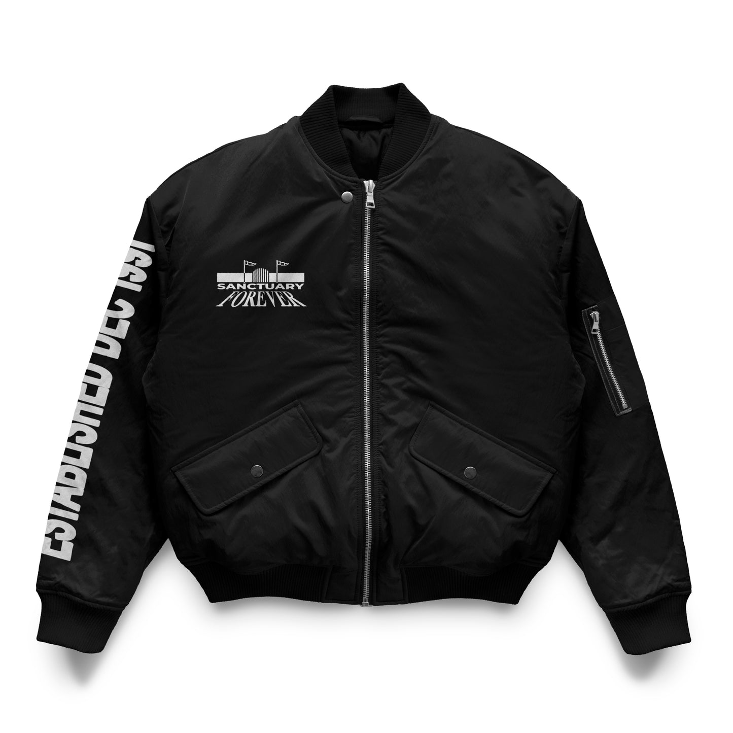 SANCTUARY FOREVER EST 1991 LIMTIED EDITION BOMBER JACKET 0019