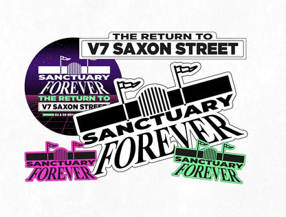 SANCTUARY FOREVER RAVE STICKER PACK (5) 0026