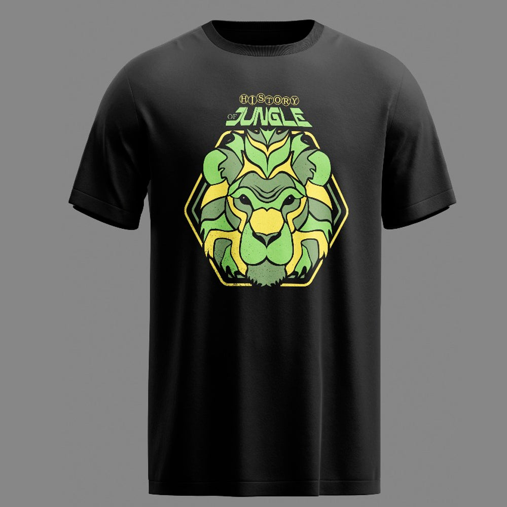 The History of Jungle Lion T-Shirt (Black)
