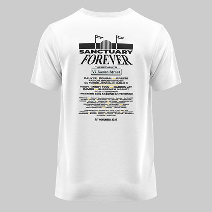 SANCTUARY FOREVER LINEUP WHITE T-SHIRT 2025 V2