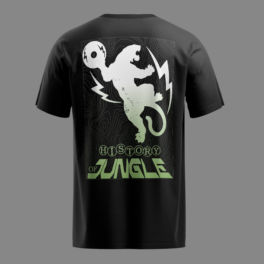 The History of Jungle Premium T-Shirt (Black)