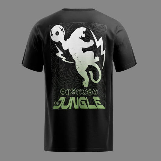 The History of Jungle Premium T-Shirt (Black)
