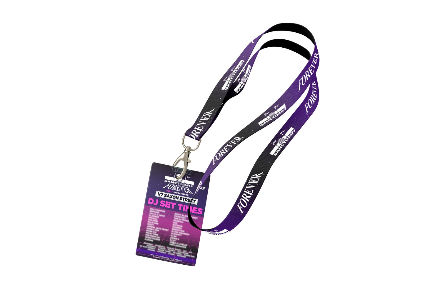 SANCTUARY FOREVER PART 1 & 2 LANYARD 0022
